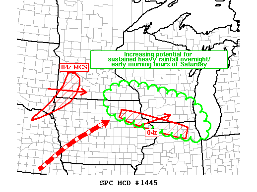 Mesoscale Discussion 1445