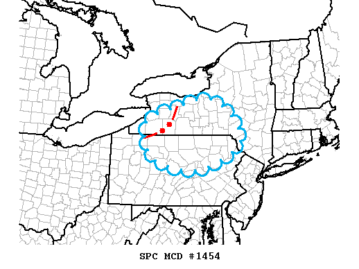 Mesoscale Discussion 1454