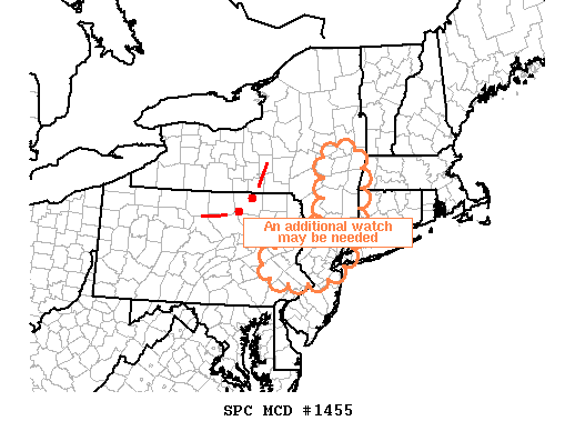 Mesoscale Discussion 1455