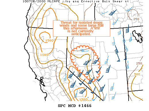 Mesoscale Discussion 1466