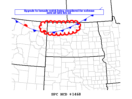 Mesoscale Discussion 1468