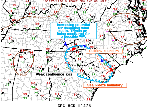 Mesoscale Discussion 1475