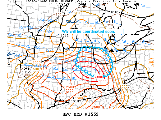 Mesoscale Discussion 1559