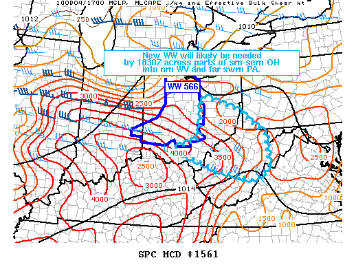 Mesoscale Discussion 1561