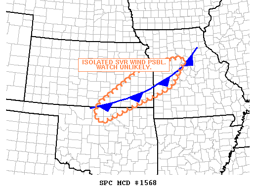 Mesoscale Discussion 1568