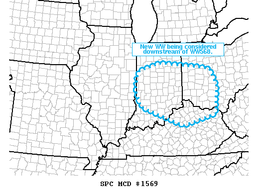 Mesoscale Discussion 1569