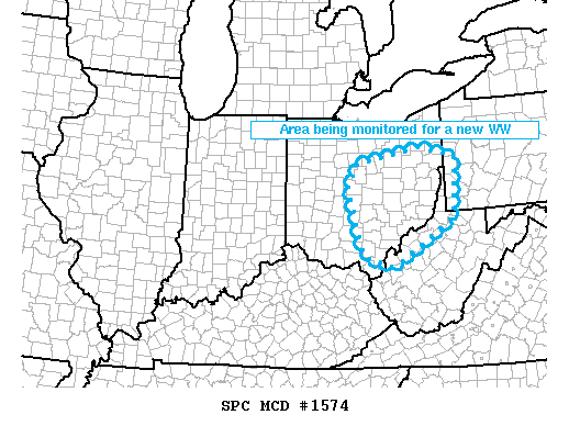 Mesoscale Discussion 1574