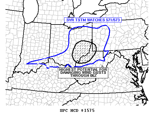 Mesoscale Discussion 1575