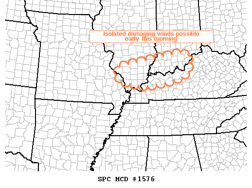 Mesoscale Discussion 1576
