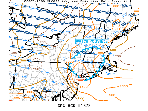 Mesoscale Discussion 1578