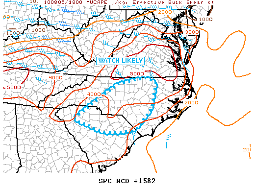 Mesoscale Discussion 1582