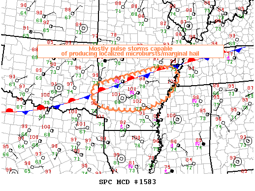 Mesoscale Discussion 1583