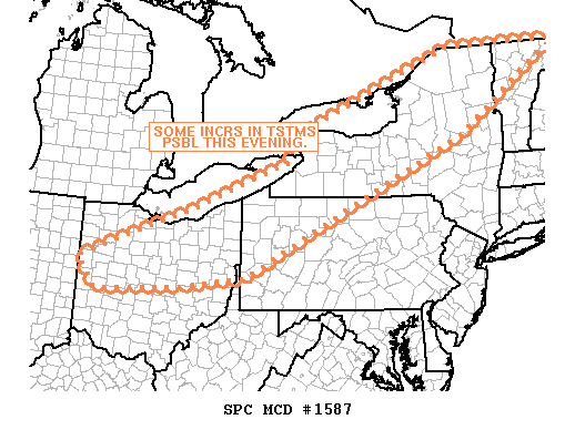Mesoscale Discussion 1587