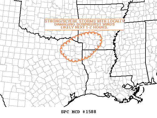 Mesoscale Discussion 1588