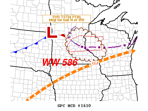 Mesoscale Discussion 1610