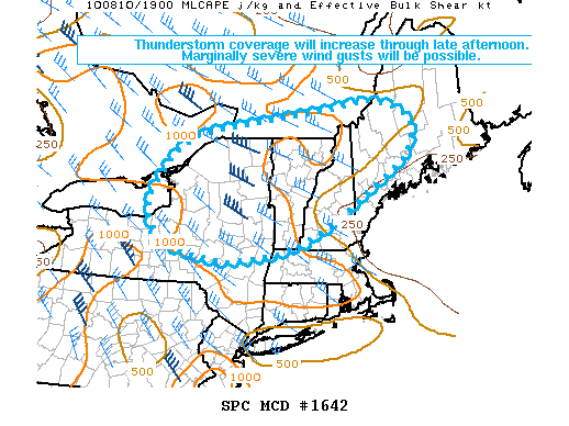 Mesoscale Discussion 1642