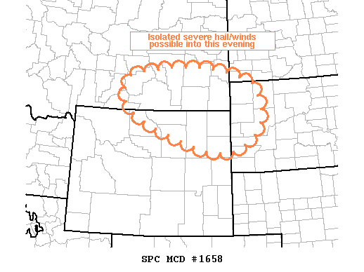 Mesoscale Discussion 1658