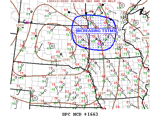 Mesoscale Discussion 1663