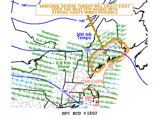 Mesoscale Discussion 1802