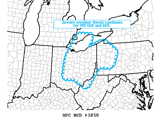 Mesoscale Discussion 1850