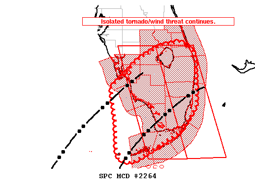 Mesoscale Discussion 2264