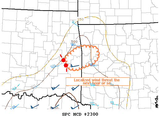 Mesoscale Discussion 2300
