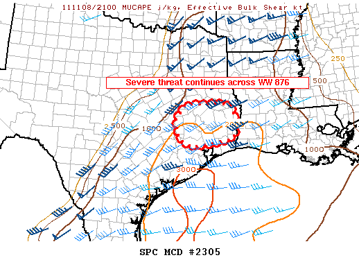 Mesoscale Discussion 2305