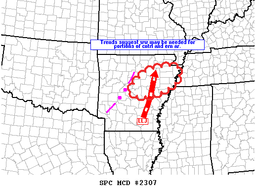 Mesoscale Discussion 2307