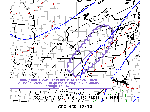 Mesoscale Discussion 2310