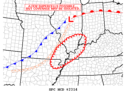 Mesoscale Discussion 2314