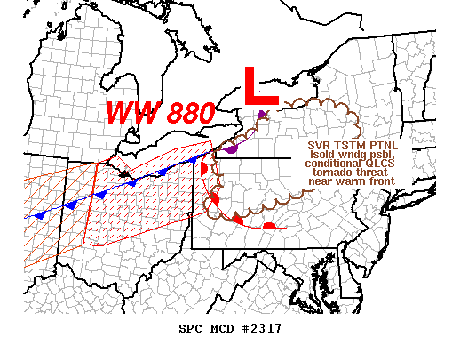 Mesoscale Discussion 2317