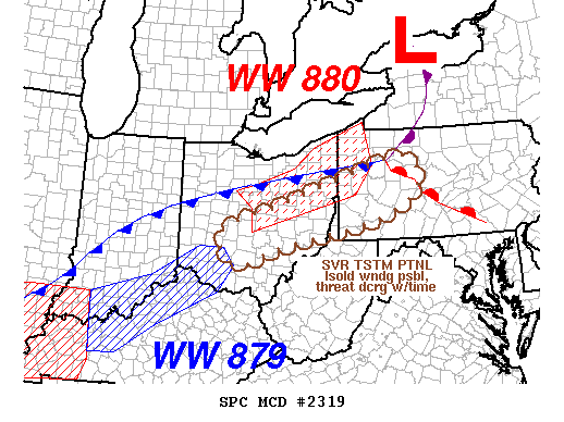 Mesoscale Discussion 2319