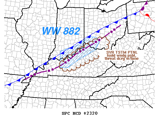 Mesoscale Discussion 2320