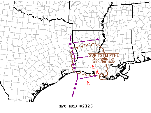 Mesoscale Discussion 2326