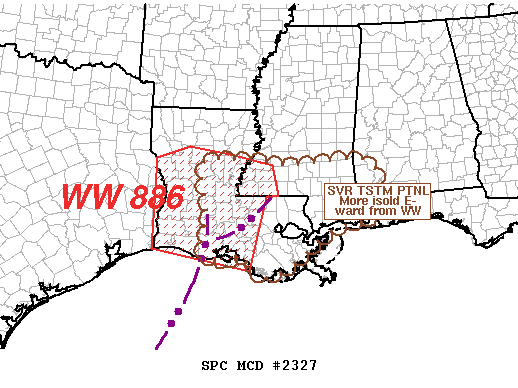 Mesoscale Discussion 2327