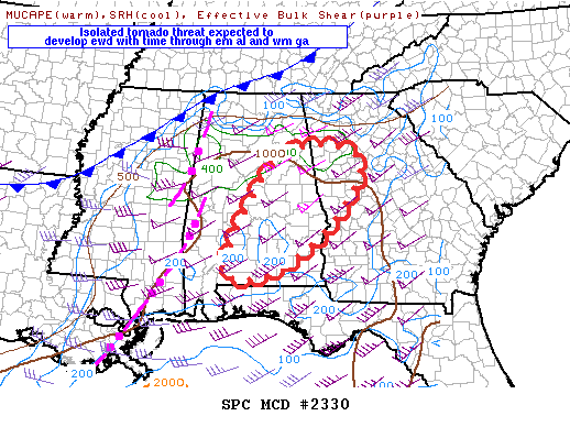 Mesoscale Discussion 2330