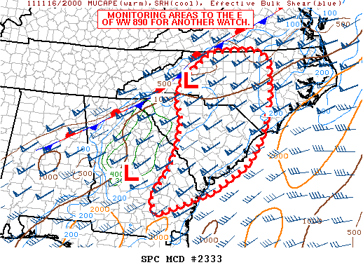Mesoscale Discussion 2333
