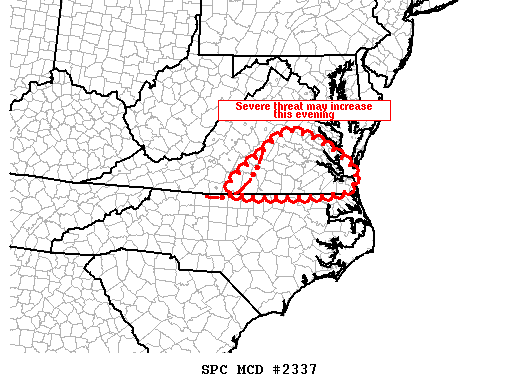 Mesoscale Discussion 2337