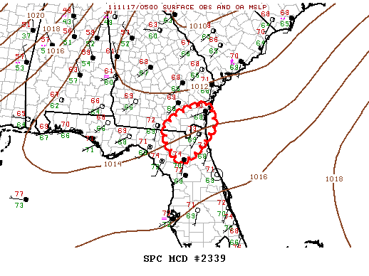 Mesoscale Discussion 2339