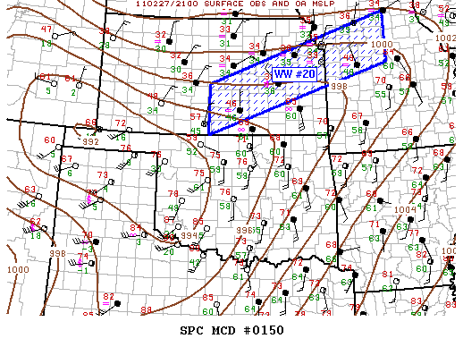 Mesoscale Discussion 150