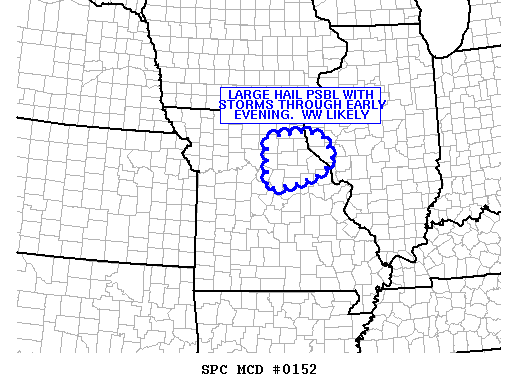 Mesoscale Discussion 152