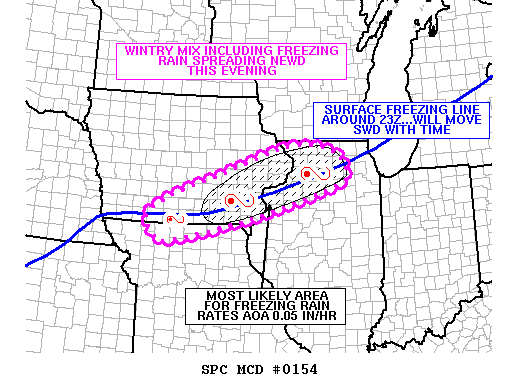Mesoscale Discussion 154