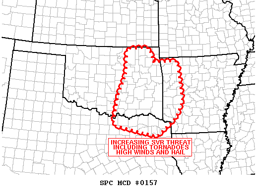 Mesoscale Discussion 157