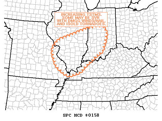 Mesoscale Discussion 158
