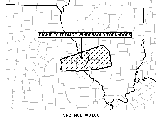 Mesoscale Discussion 160