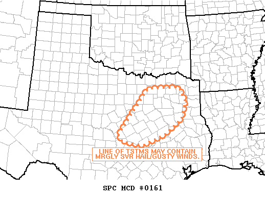 Mesoscale Discussion 161