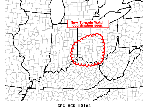 Mesoscale Discussion 164