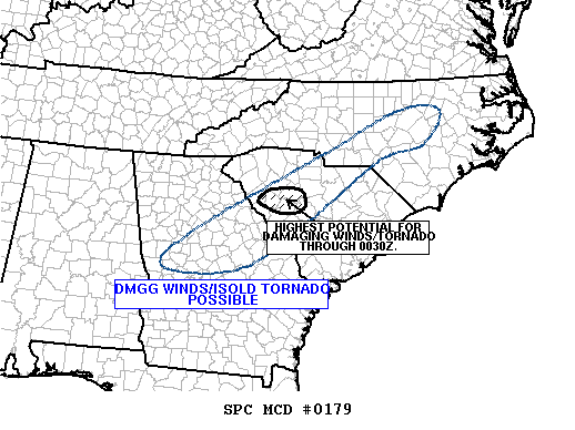Mesoscale Discussion 179
