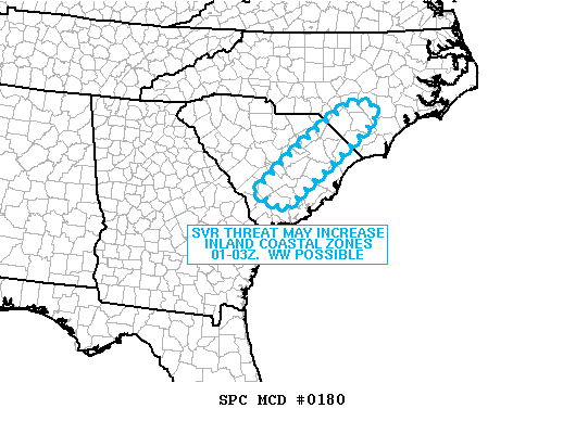 Mesoscale Discussion 180