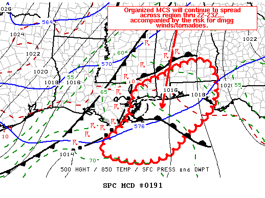 Mesoscale Discussion 191